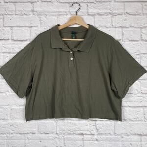 J5015 Wild Fable polo crop top size XXL
